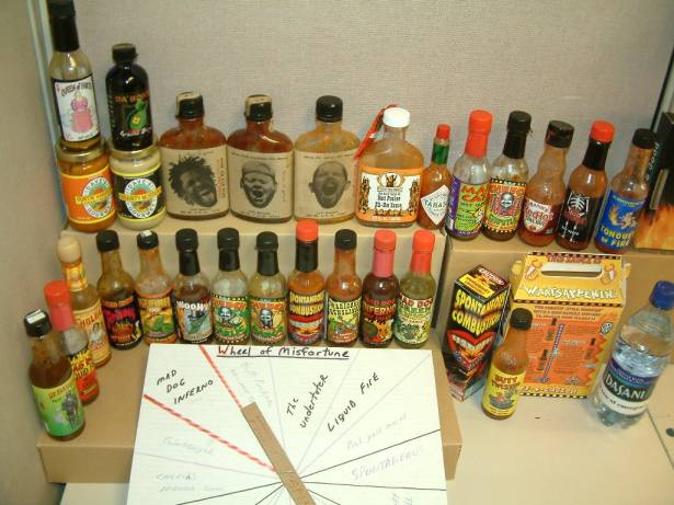 Hot sauce collection in its infancy