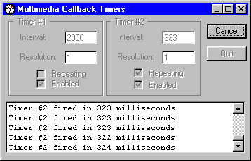 Create a code based callback timer.