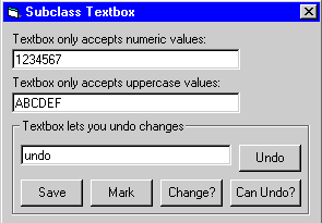 Accept only numeric or uppercase values. Add Undo capability