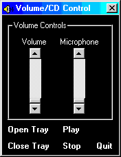 Play Wave Files and Adjust Volume Levels. Open and Close the CD tray.